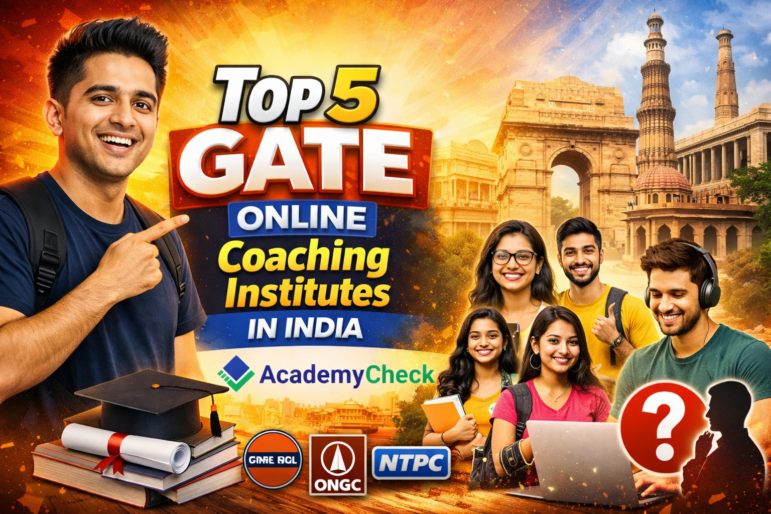 Top 5 GATE Coaching Institutes in India: Based on Online Education 2026